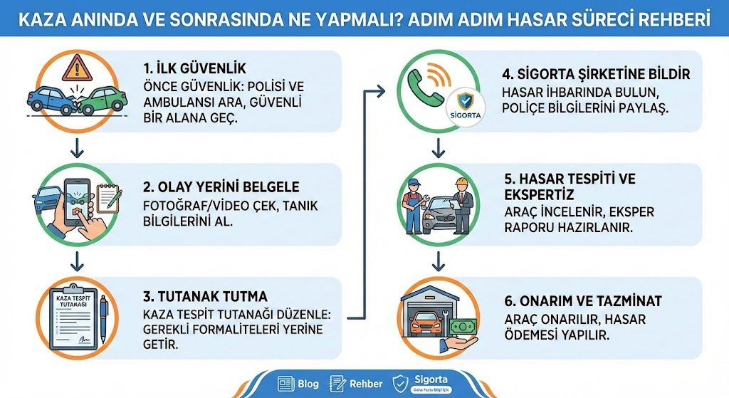 Kaza Hasarını Belirleyen Etkenler: Uzman Analizi [2026] - Kapak Görseli
